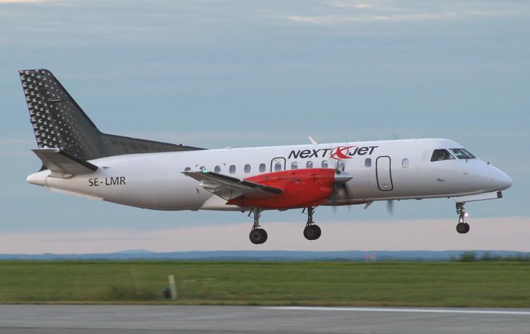Nextjet fløj fortrinsvist til destinationer i Sverige, men også til Norge og Finland. Wikimedia