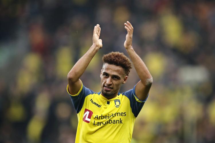 På Brøndbys offensive midtbane har Hany Mukhtar vist store kvaliteter gennem hele denne sæson, og det er blevet noteret af kollegerne.
   Jens Dresling/POLFOTO
