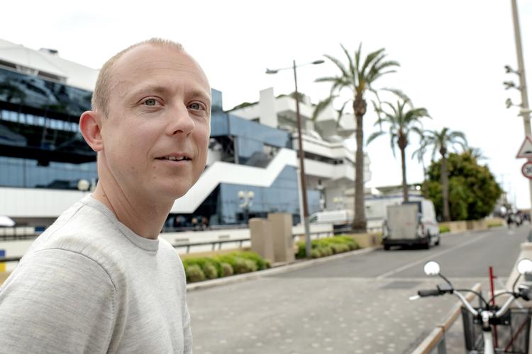 Per Damgaard Hansen er i øjeblikket i Cannes, hvor han er udvalgt som producertalent. Thomas Sjørup/Ritzau Scanpix