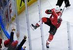 Schweiz har nu slået Finland og Canada i de afgørende knockout-kampe, men vil stadig være underdog mod Sverige i finalen søndag. (Foto: Liselotte Sabroe/Ritzau Scanpix)
   Liselotte Sabroe/Ritzau Scanpix