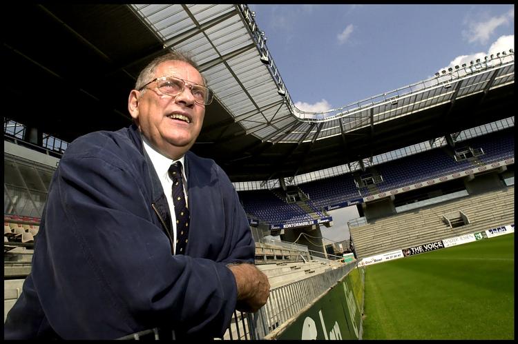 Kjeld Rasmussen var fra 1966 borgmester i Brøndby Kommune i 39 år. Og en hovedmand bag topfodbold på Vestegnen.  Bo Svane/POLFOTO