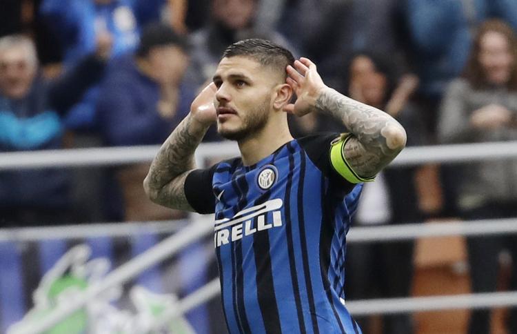 Inters Mauro Icardi, der scorede 29 gange i Serie A i denne sæson, er ikke fundet god nok til den argentinske VM-trup. Den er stærk.
   Luca Bruno/AP