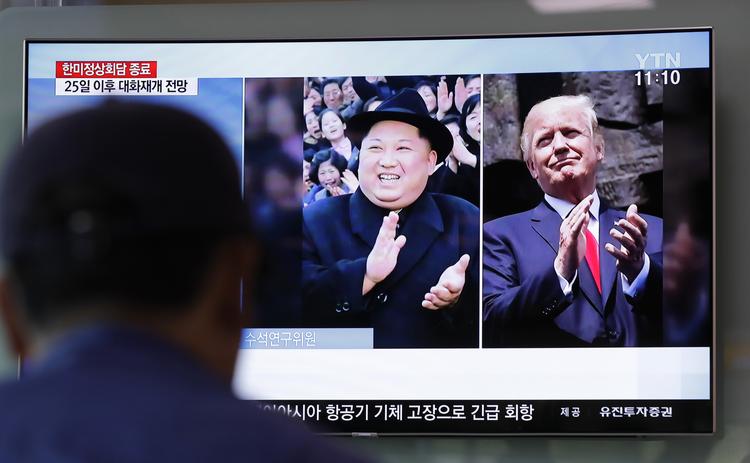 Tonen mellem Nordkorea og USA er pludselig blevet meget hård igen. Lee Jin-man/AP
