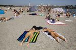 Amager Strandpark, hvor dette billede er taget, får en lillebror med den planlagte strandpark på kystsiden af Valbyparken.
   Arkivfoto: Lærke Posselt