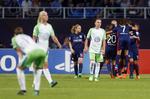 
Wolfsburg-spillernes skuffelse over nederlaget i Champions League var enorm. Pernille Harder sagde efter kampen, at hun er træt af at tabe store finaler som Champions League og EM. Foto:AP/Efrem Lukatsky)
   Efrem Lukatsky/AP