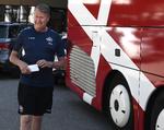    Landstræner Åge Hareide bakker op som Simon Kjærs støtte til den dopingdømte spiller fra Peru.  Poulsen Lars/POLFOTO