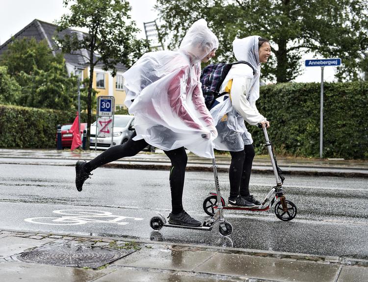 Der er risiko for byger i starten af ugen. Men onsdag ventes op til 30 graders varme.  Henning Bagger/Ritzau Scanpix