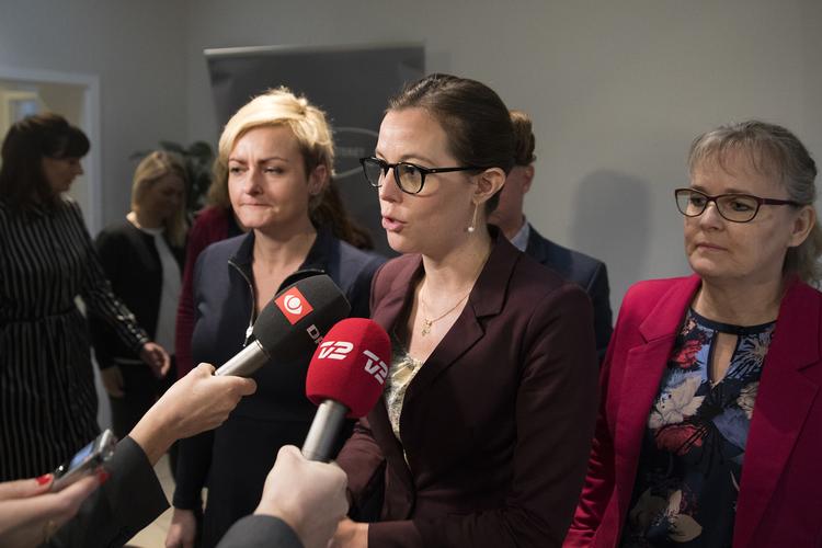 Børne- og socialminister Mai Mercado (K) er på regeringens vegne nået til enighed med S og DF om en ny delaftale, som betyder, at alle et-årige i ghettoområder skal i vuggestue. Finn Frandsen/POLFOTO