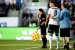 Efter 73 minutter måtte Nicklas Bendtner forlade banen, da Rosenborg søndag aften tabte 2-1 i topkampen mod ubesejrede Brann. Wold, Ole Martin/Ritzau Scanpix
