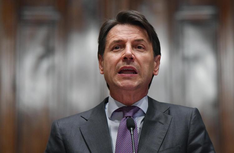 
   I spidsen for den nye regering skal stå de to partiers hidtidige kandidat som premierminister, Giuseppe Conte. Ettore Ferrari/AP