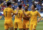 Australien vandt overbevisende 4-0 over Tjekkiet i en venskabskamp.
   Ronald Zak/AP