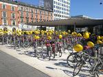 Flere firmaer angreb cyklerne på Nørreport fredag morgen. Og det er ikke første gang. Dette billede er taget for nogle dage siden af Cyklistforbundets direktør, Klaus Bondam.  