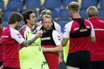 Michael Krohn-Dehli bliver landsholdets naturlige midtpunkt, når han spiller på Christian Eriksens plads i aften.  Finn Frandsen/POLFOTO