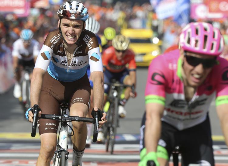 Franskmanden Romain Bardet var senest i aktion 22. april, da han bed tænderne sammen og blev nr. 3 i Liège-Bastogne-Liège. Fra i dag stiler han efter at blive Jakob Fuglsangs efterfølger som vinder af Critérium du Dauphiné.
   Francois Walschaerts/AP
