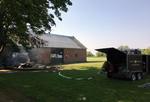 Et mindre fly brød i brand på øen Endelave ud for Horsens Fjord, søndag den 3. juni. Ulykken skete i forbindelse med en landing på flyvepladsen, oplyser politiet. Fire personer var om bord. Lene Vestergaard/horsens Folkebl/Ritzau Scanpix