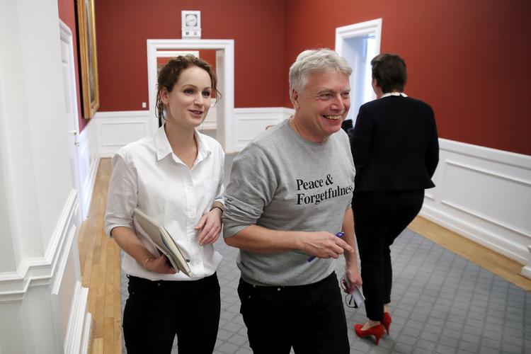 Enhedslistens politiske ordfører, Pernille Skipper, og Alternativets politiske leder, Uffe Elbæk.  Jens Dresling/POLFOTO
