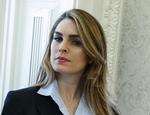 Hope Hicks. Trak sig 28. februar 2018.  Evan Vucci/AP