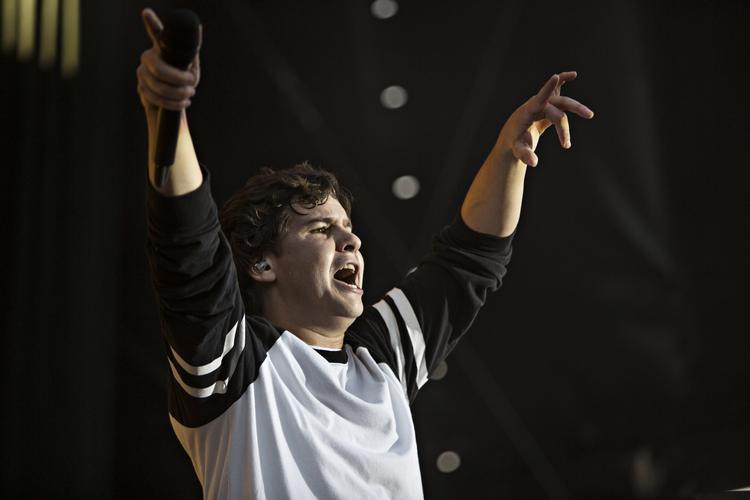 Lukas Graham på Northside i 2016. Tobias Nicolai/POLFOTO