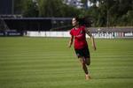 Portræt af Nadia Nadim. Gudrun Marie interviewer på baggrund af Miriam Zeslers nye biografi.
   Emma Sejersen/POLFOTO