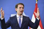 Østrigs kansler Sebastian Kurz varsler  stor aktion mod 'det politiske islam' i Østrig. Geert Vanden Wijngaert/AP