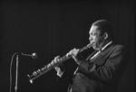 Dette billede er taget af Ekstra Bladets fotograf Christen Hansen i 1961, hvor John Coltrane besøgte København.
   Arkivfoto Christen Hansen