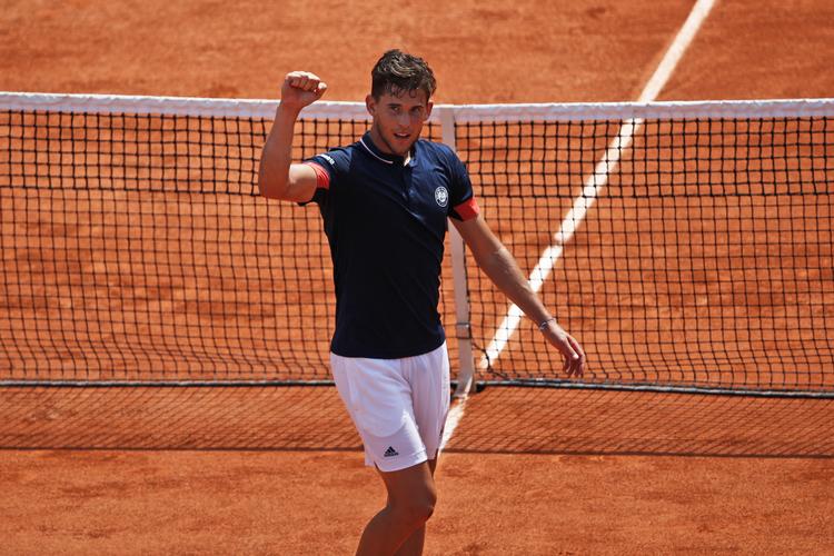 Årets French Open er den 18. grandslamturnering for den østrigske grusspecialist Dominic Thiem, der nu er i finalen for første gang. Christophe Ena/AP