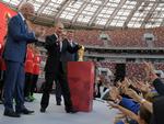 VM i fodbold er en kæmpe sejr for den russiske præsident Vladimir Putin. Sputnik/Ritzau Scanpix