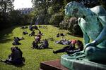 Efter det dundrende varme vejr kan danskerne nu vente køligere temperaturer den kommende uge.  Finn Frandsen/POLFOTO