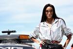 Supermodel Winnie Harlow er 23 år. Hun lider af hudsygdommen vitiligo.  Mark Thompson/Ritzau Scanpix