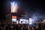 Eminem har brugt skudlydeffekten i sin sang 'Kill You', siden dens udgivelse i 2000. Men i weekenden til  Bonnaroo Musik og kunstfestival i Manchester, Tennessee, mødte lydeffekten pludselig stor protest.  Amy Harris/AP