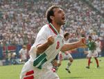 Hristo Stojtjkov var under VM i 1994 en af de helt store spillere. Han blev delt VM-topscorer med 6 mål. Diether Endlicher/AP