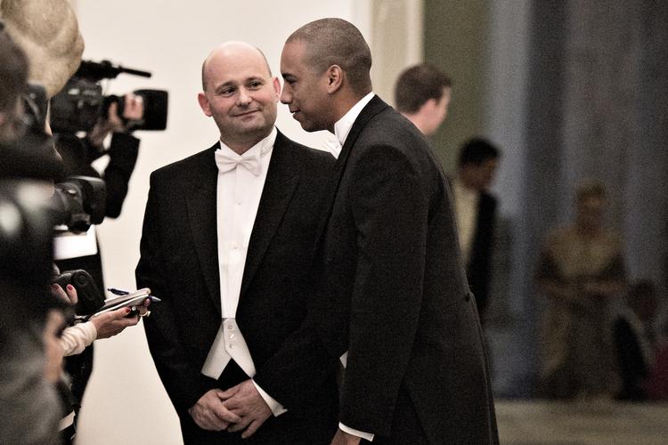 Søren Pape Poulsen og Josue Vasquez.
   Joachim Adrian/POLFOTO