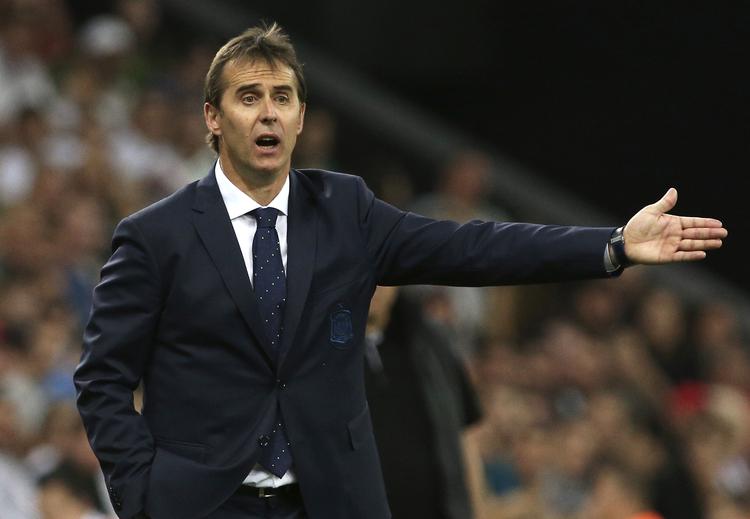  Julen Lopetegui er fyret som spansk landstræner dagen før VM starter. /AP