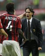 Filippo Inzaghi havde en markant bedre tid som spiller for AC Milan end som træner. Han blev hurtigt fyret af storklubben.
   Luca Bruno/AP