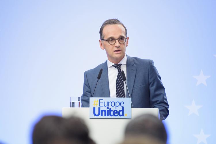 
    »Jeg går ind for, at vi samarbejder om asylpolitik i det brede forum i EU«, sagde udenrigsminister Heiko Maas. Gregor Fischer/AP