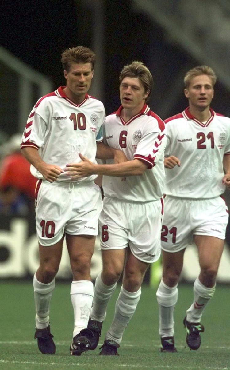 Danmark hamrede  Nigeria 4-1 ved VM i 1998.  Kim Agersten/POLFOTO