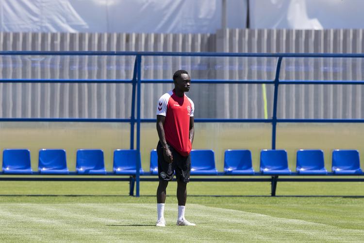 Pione Sisto føler sig på toppen igen efter en svær periode op til VM. Finn Frandsen/POLFOTO