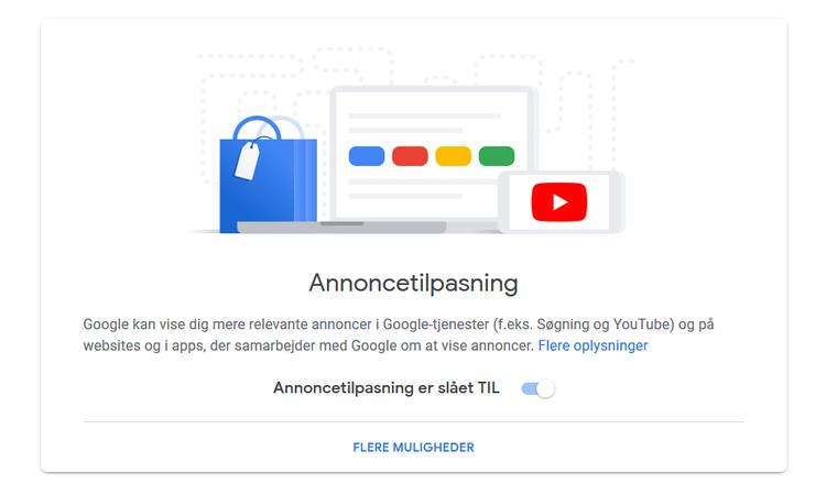 Det er nu blevet langt mere overskueligt at styre, hvilke annoncer, du bliver eksponeret for, når du bruger Googles produkter eller websites, der viser annoncer fra søgegiganten (Foto: Google) 