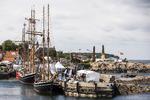 Folkemøde-deltagerne  i Allinge på Bornholm kan vente det bedste vejr. Fredag bliver vejret  Olafur Steinar Gestsson/Ritzau Scanpix