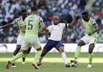 Nigeria har blandt andet spillet mod England i en testkamp og tabt.  Matt Dunham/AP