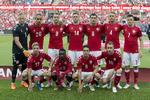 Før landskampene - som her mod Mexico - kan spillerne virkelig meget, hvor vildt det er for dem at repræsentere Danmark. Finn Frandsen/POLFOTO