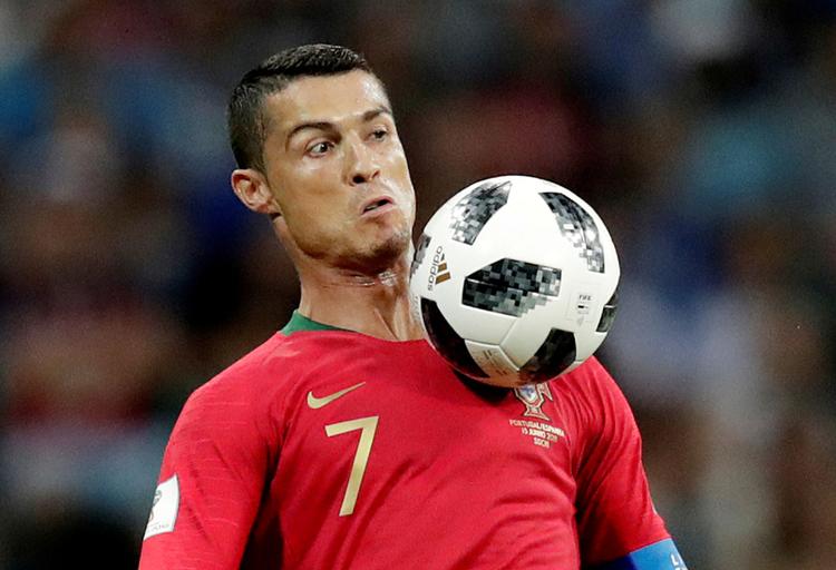 Cristiano Ronaldo åbnede VM med et hattrick.  Ueslei Marcelino/Ritzau Scanpix