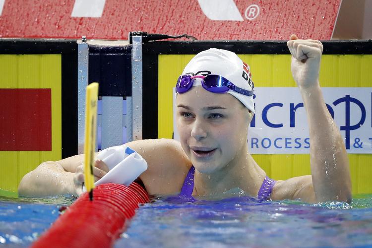 24,05 sekund gav sejren i Monaco, hvor Pernille Blume var fem hundrededele sekund fra sin danske rekord. Jens Dresling/POLFOTO
