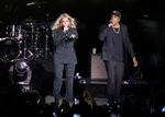 Ifølge en kulturforsker er det Beyonce der trækker det meste af opmærksomheden. Matt Rourke/AP