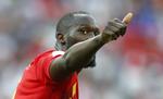 Romelu Lukaku fortsatte sin stærke stime på landsholdet ved at score 2 ud af Belgiens 3 mål mod Panama.
   Matthias Schrader/AP