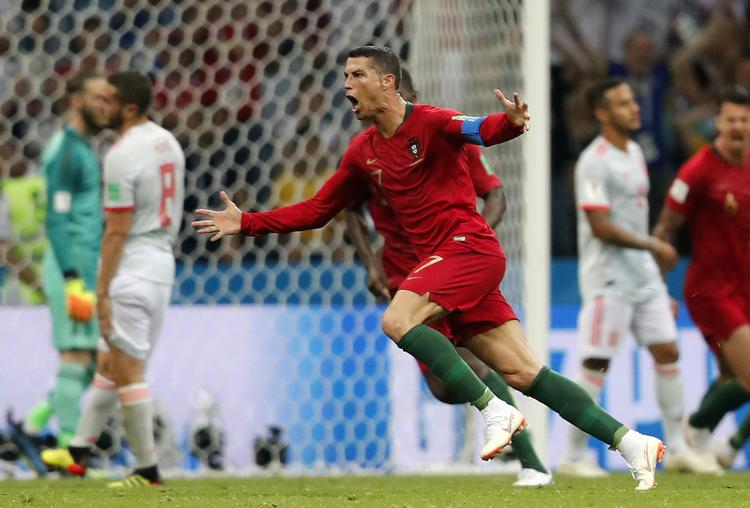 Cristiano Ronaldos præstation mod Spanien lover godt for resten af turneringen. Frank Augstein/AP