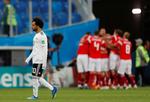 Mohamed Salah var tilbage i den egyptiske startopstilling mod Rusland. Men det var ikke til at ændre på den russiske sejr. 
   Lee Smith/Ritzau Scanpix