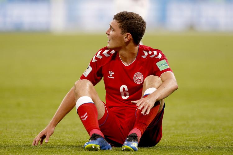 Andreas Christensen og de andre danske spillere vandt forleden over Peru til stor jubel rundt omkring i de danske tv-stuer.   Finn Frandsen/POLFOTO