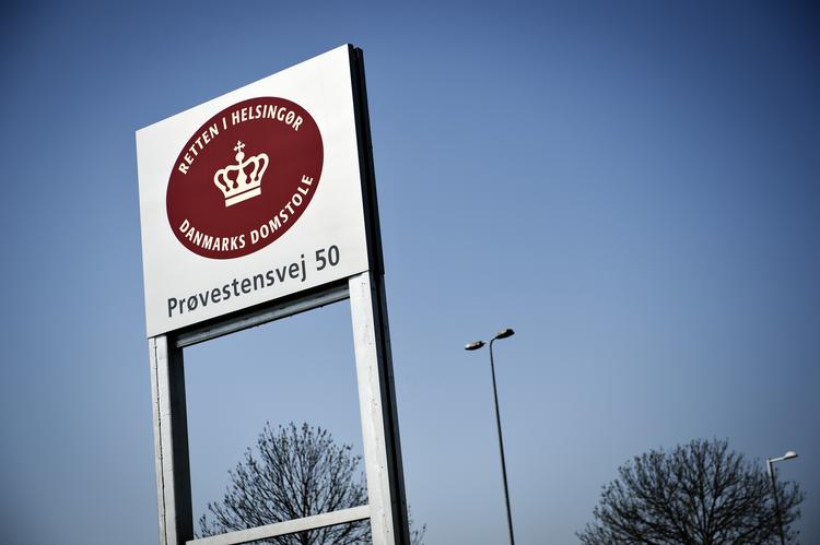 Den 41-årige mand er i grundlovsforhør ved Retten i Helsingør blevet fængslet i fire uger. Philip Davali/Ekstra Bladet