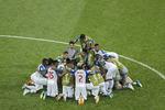 Det var stort for Panamas spillere at spille VM-debuten mod Belgien.  Victor R. Caivano/AP